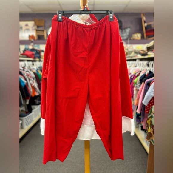 Vintage Santa's Best 4 Pc Santa Suit - Shoe Cover, Hat & Pant & Jacket - Picture 4 of 7